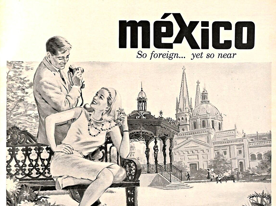 1960s ad promoting tourism to Mexico