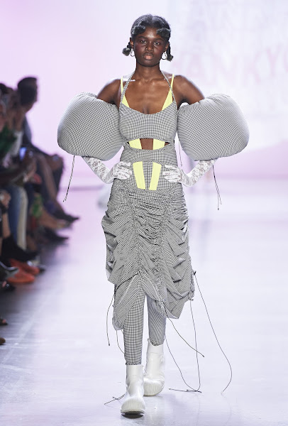 Shay Gallagher 19 AP's design on the runway
