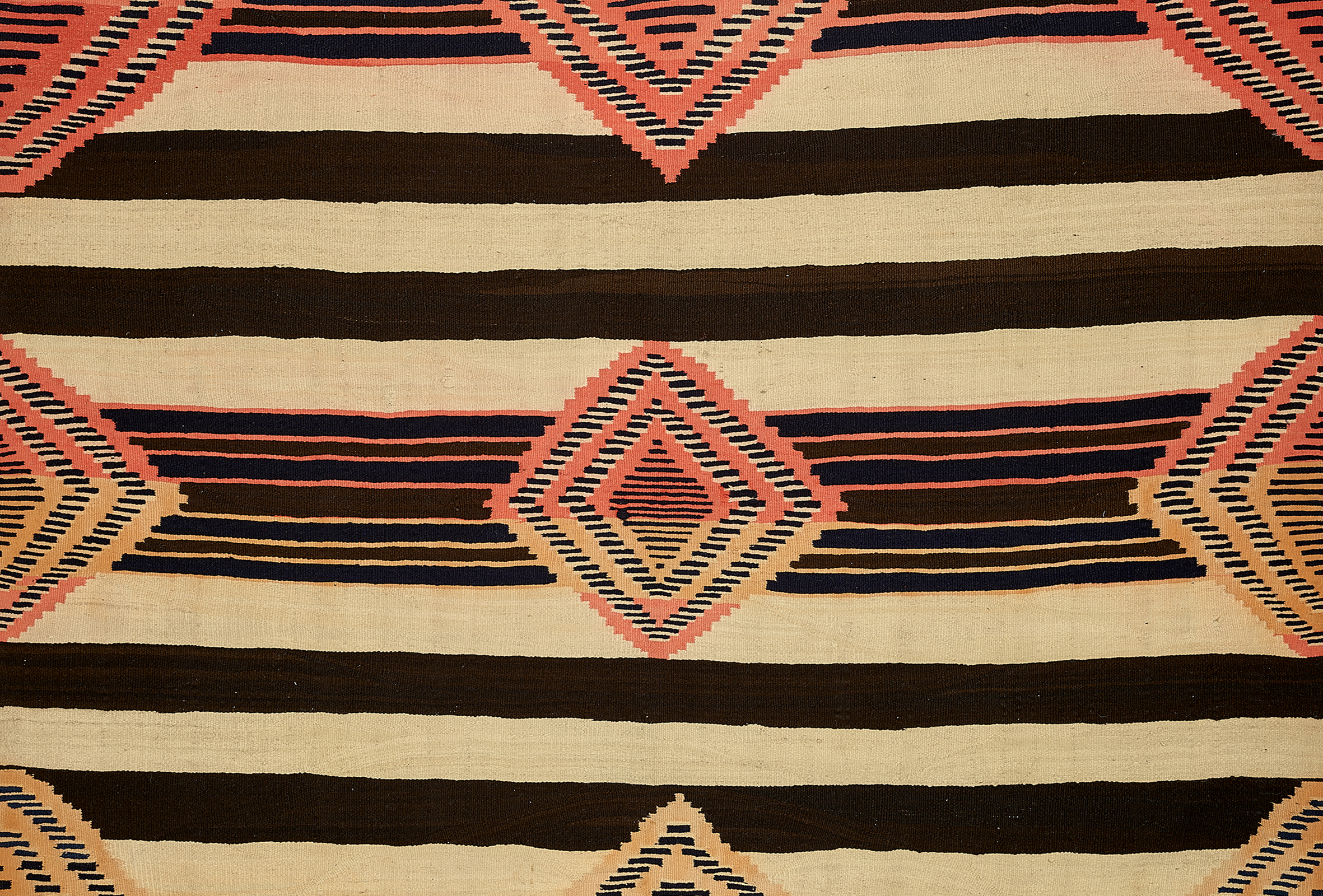 detail of Navajo blanket from RISD Museum collection