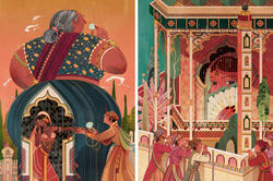 Illustrations by Victo Ngai from a new collector’s edition of the Kama Sutra
