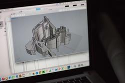 Digital 3D architectural model
