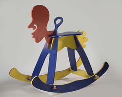 A rocking horse piece by Furniture Design alum Tallulah Hood