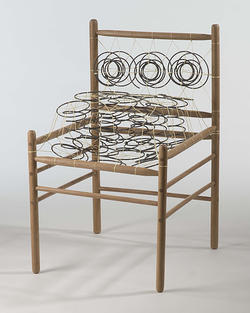 A sculptural chair by Furniture Design alum Walker Nosworthy