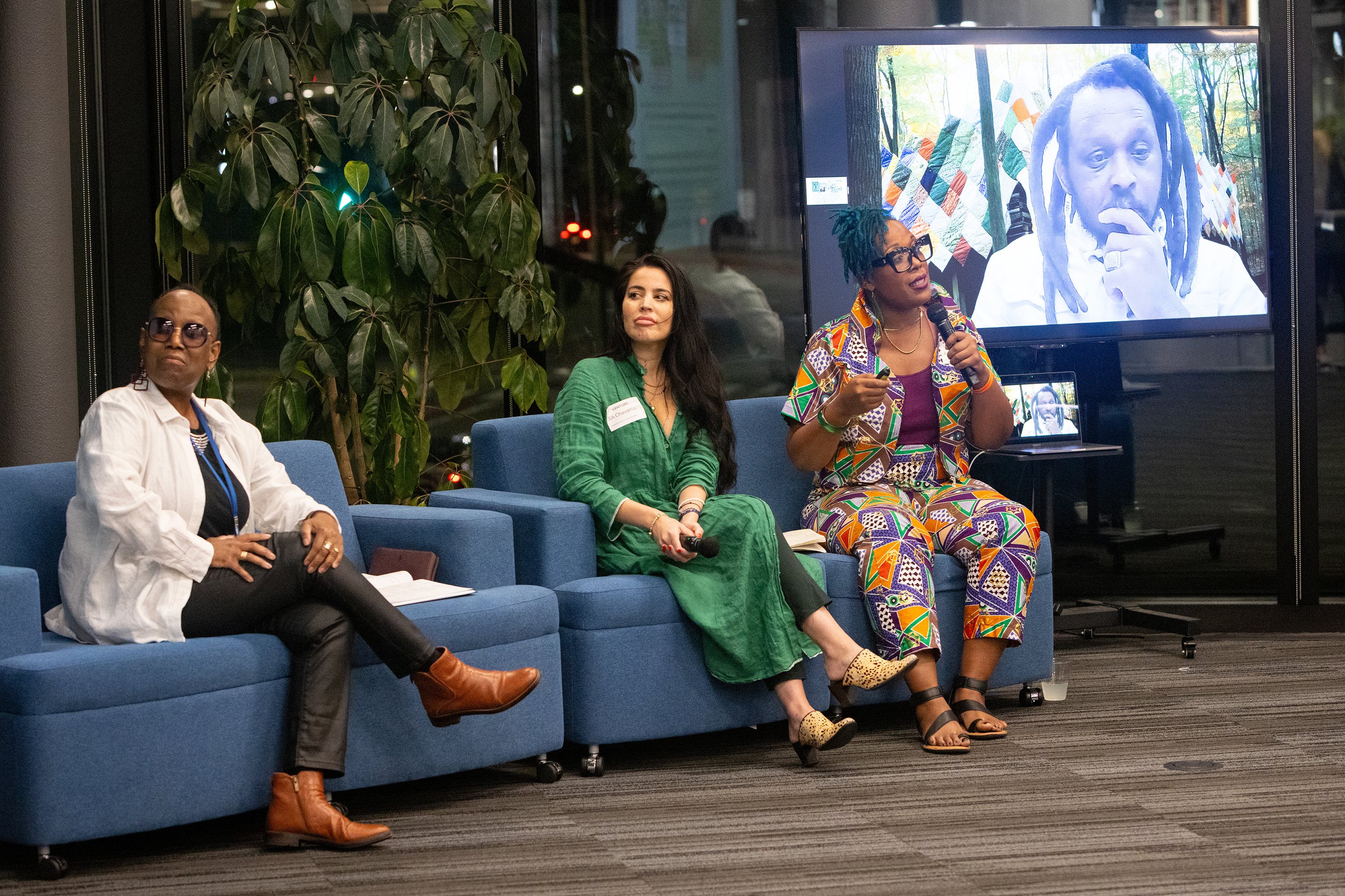 panel discussion with Soul Brown, SA Chavarria and Jess Brown