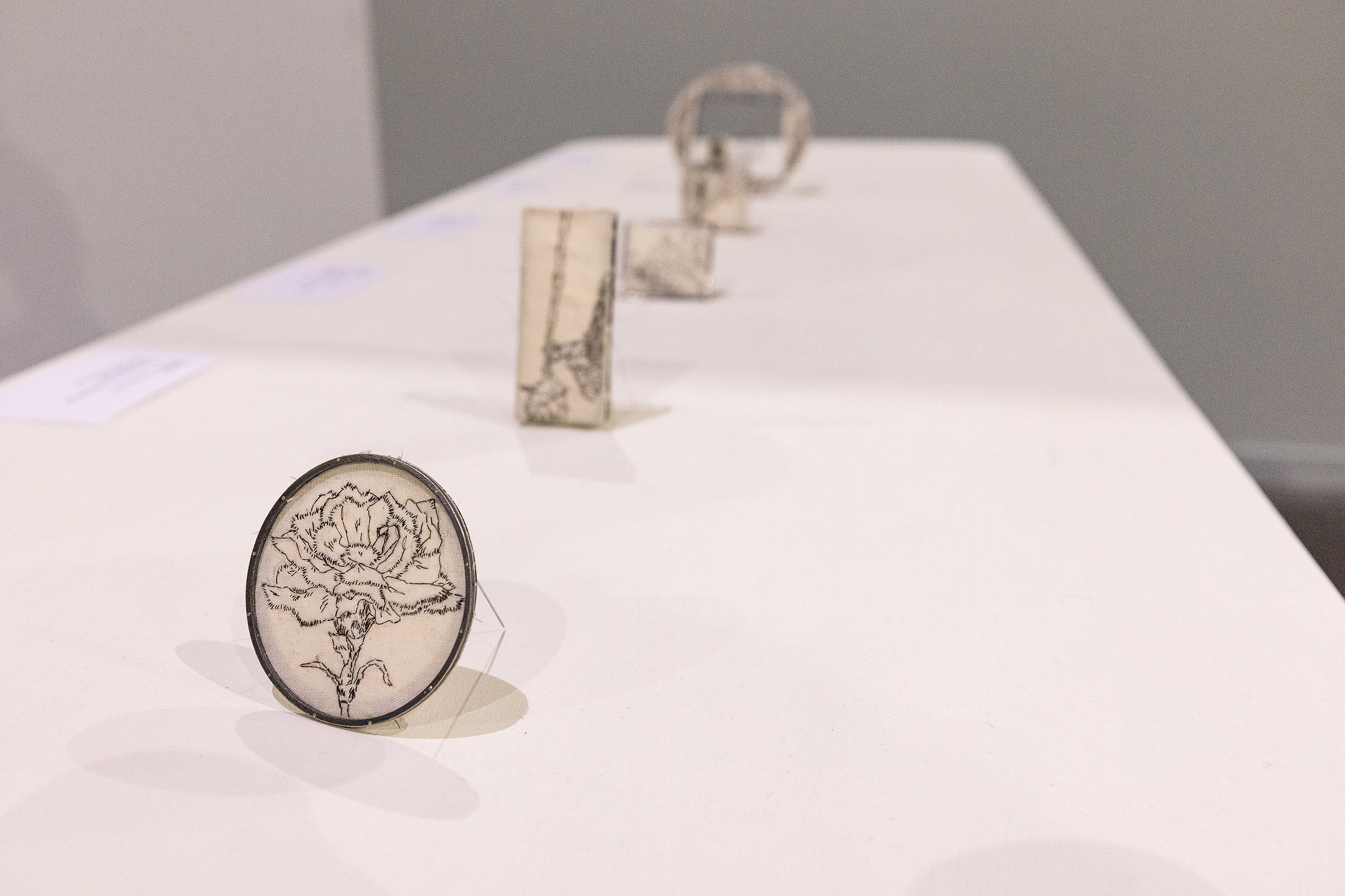 small silver frames by Cloris Ding