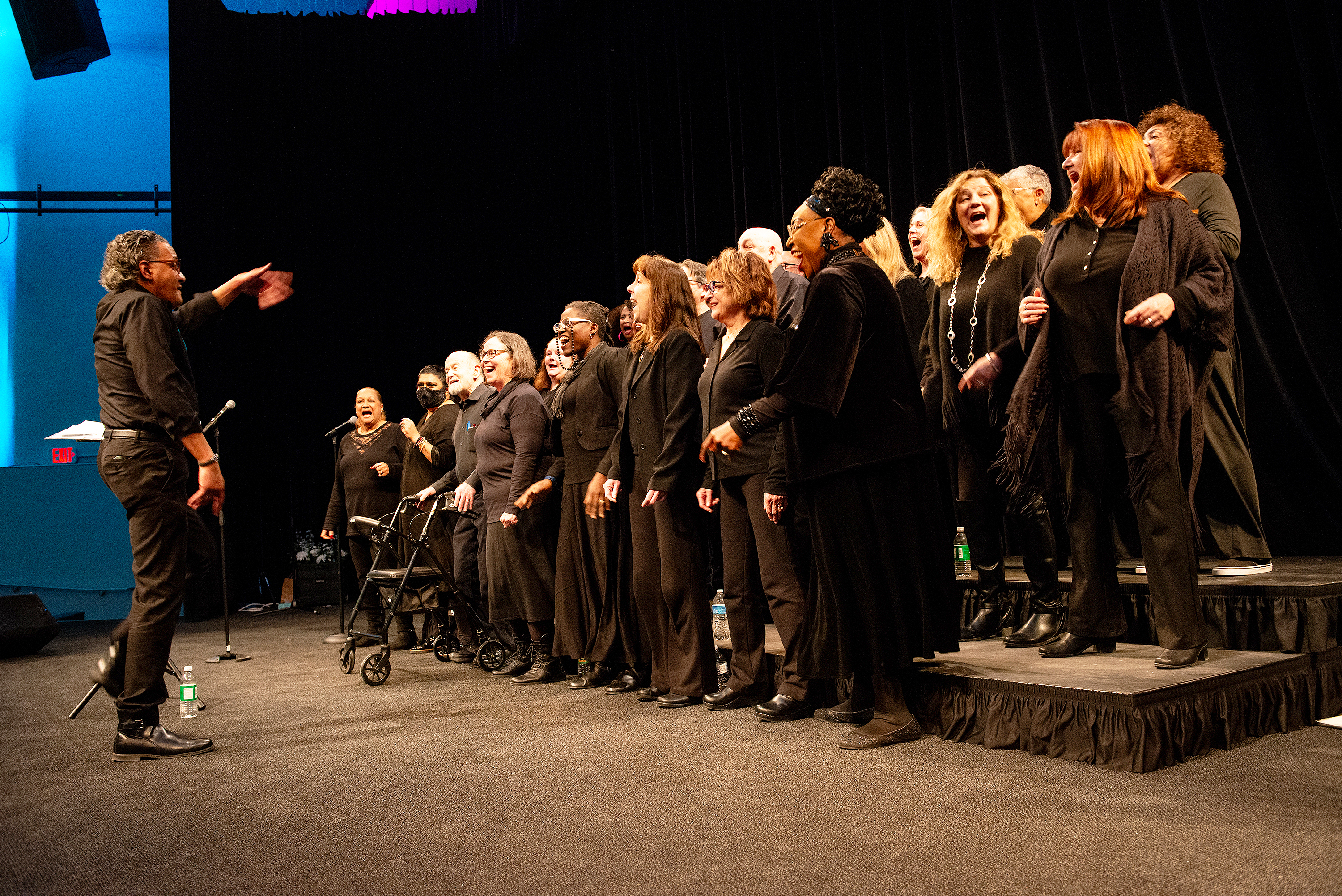 The Prism of Praise Community Gospel Choir completes the celebratory program