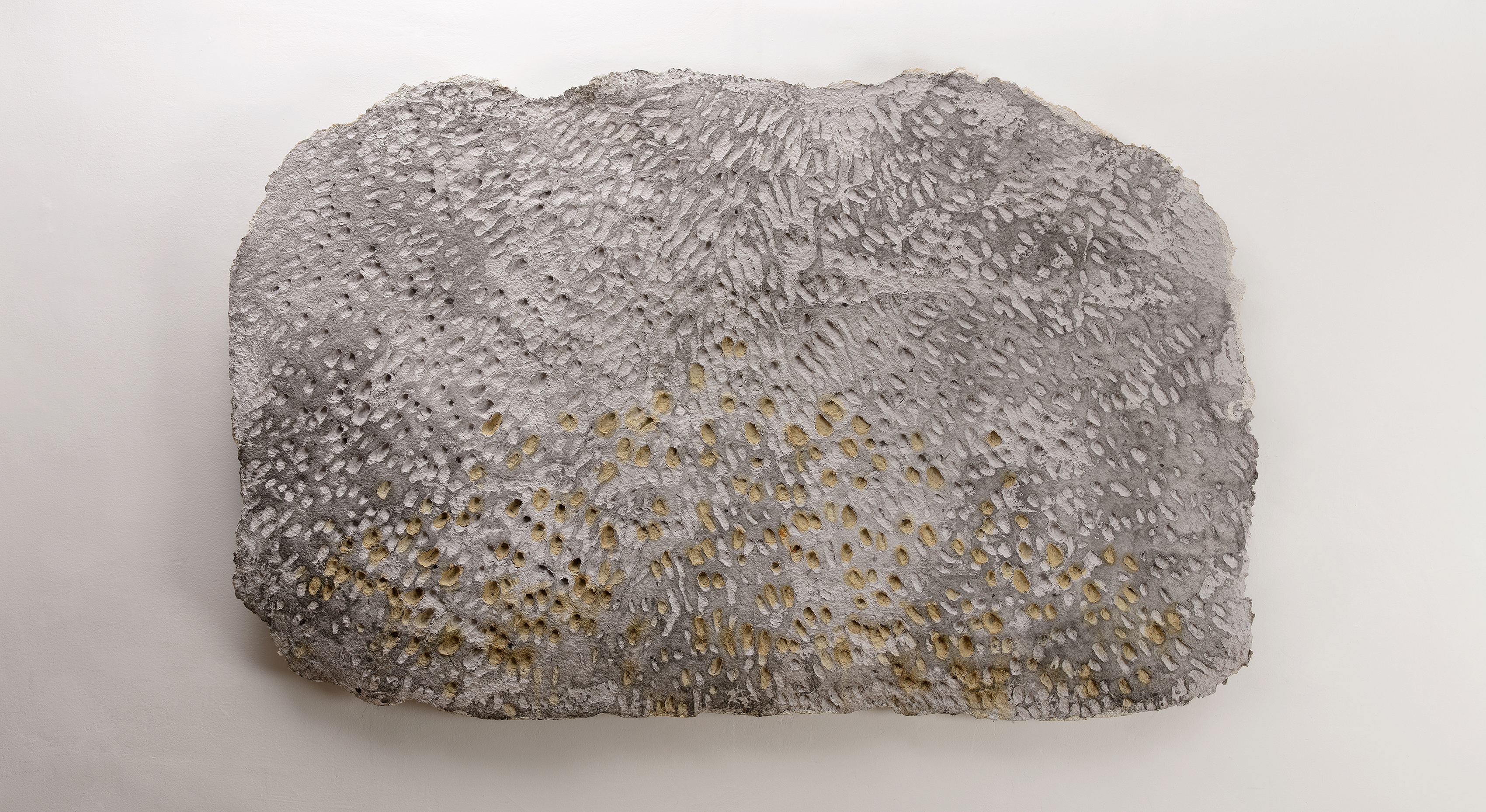 an object made of paper resembling a stone
