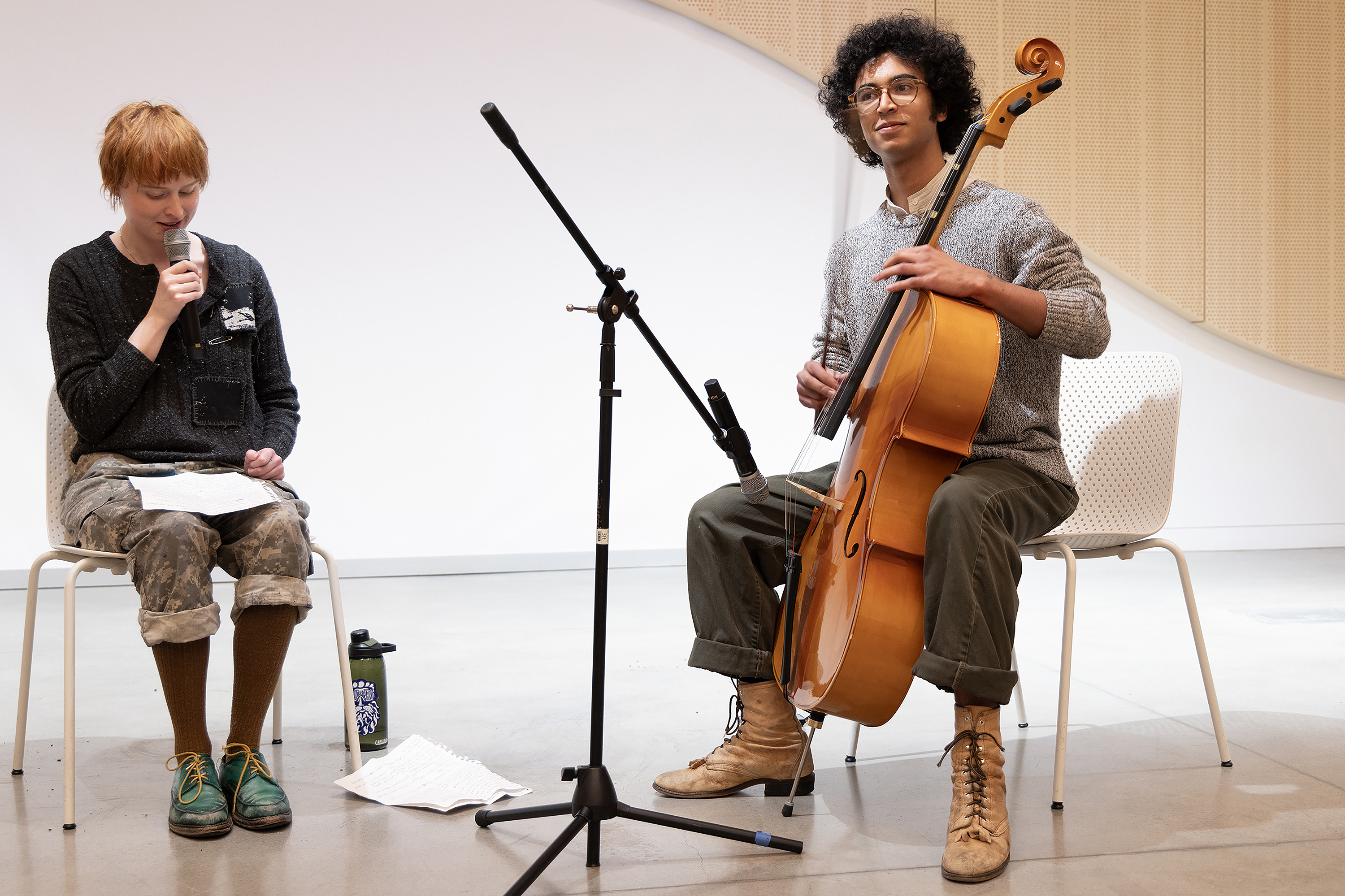 Anna McLeod and Ian Kelewae perform in 20 Washington Place