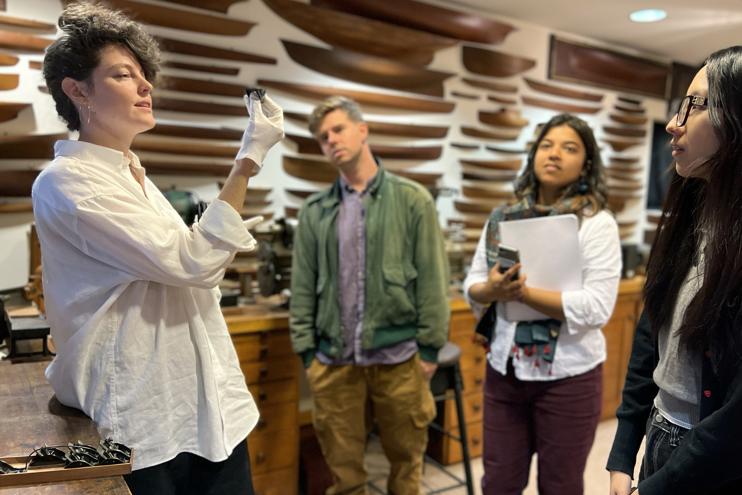 inside the Herreshoff Museum Model Room