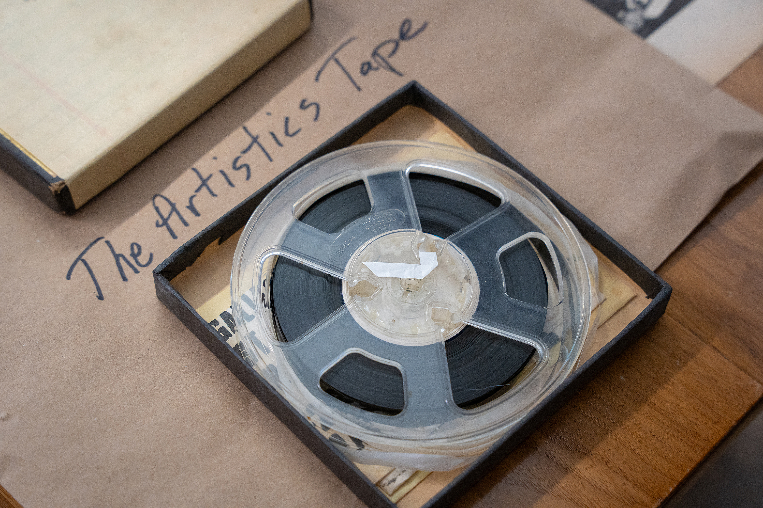 the original reel-to-reel demo discovered in a desk drawer in the RISD Museum