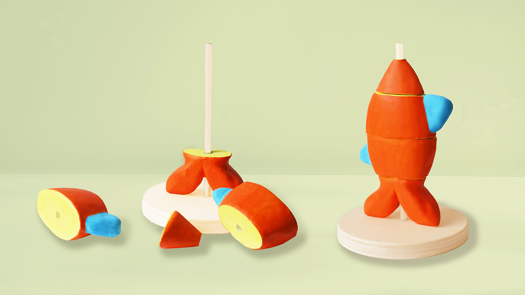 colorful building toys made from brewery waste