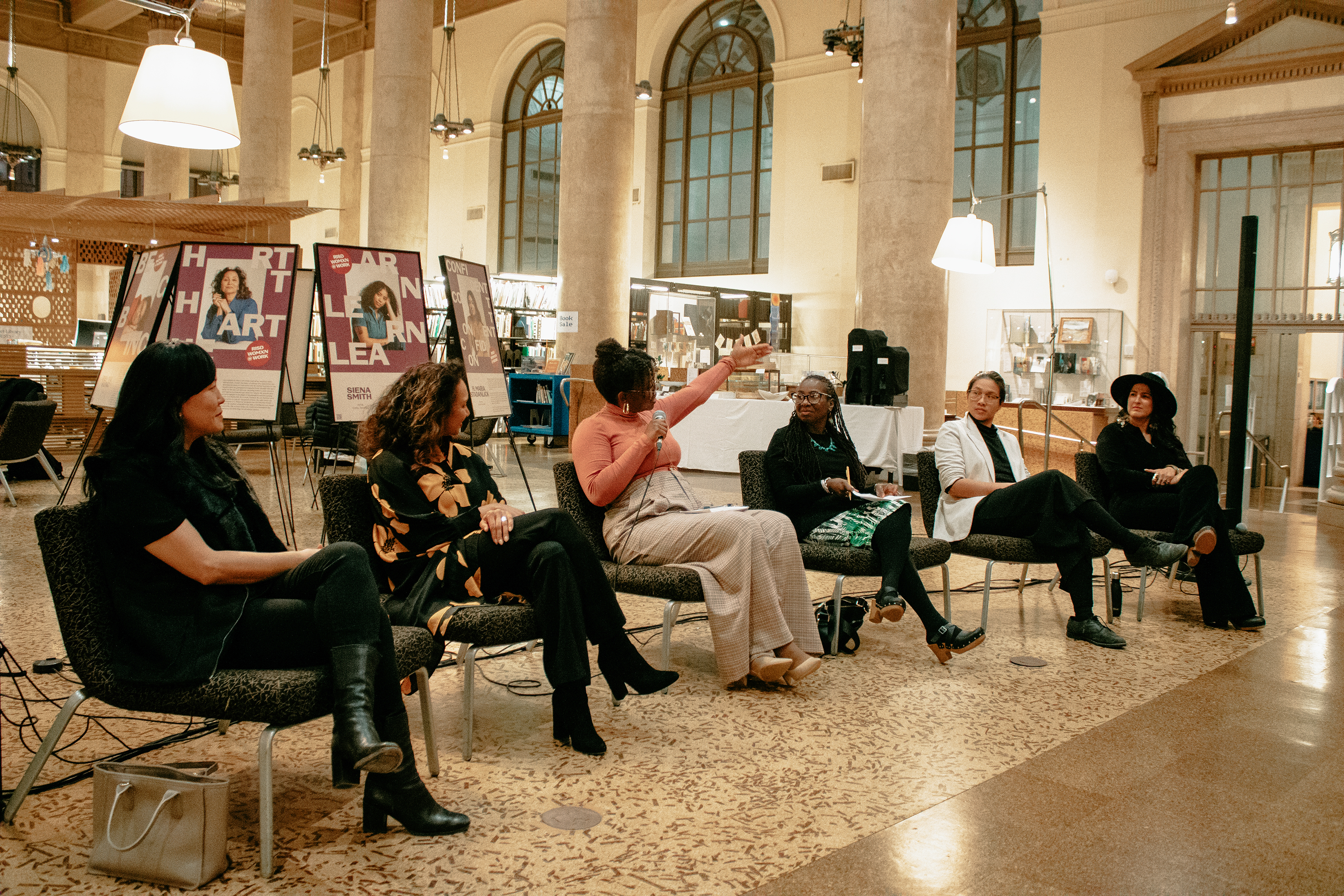 panel discussion at the Fleet Library
