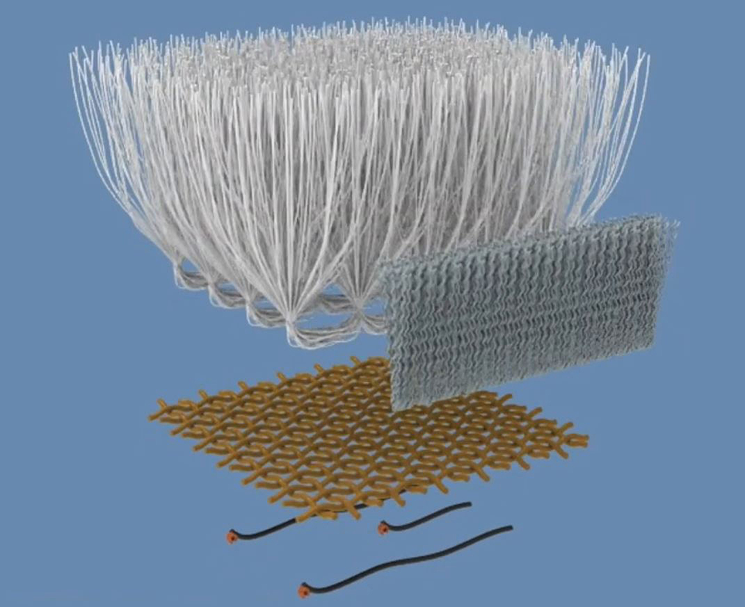 Rendering showing magnified view of TEST-RAD design