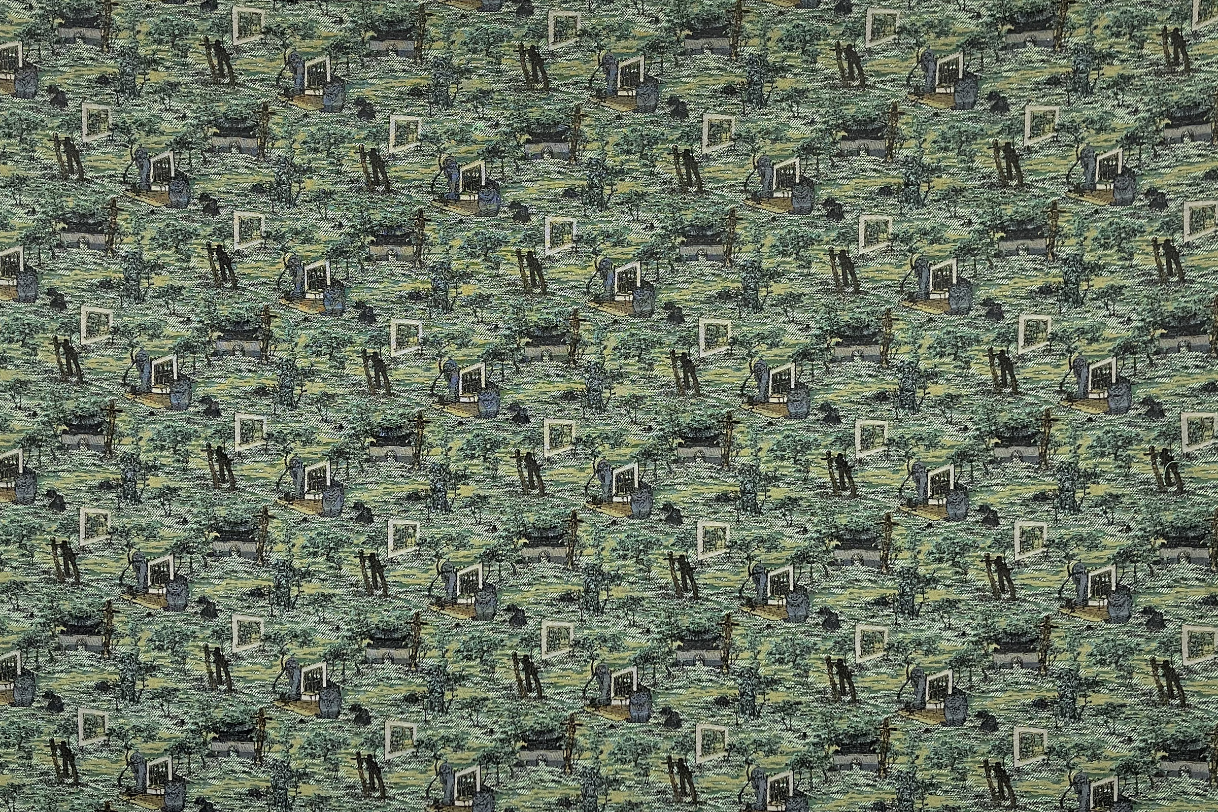 intricate textile pattern