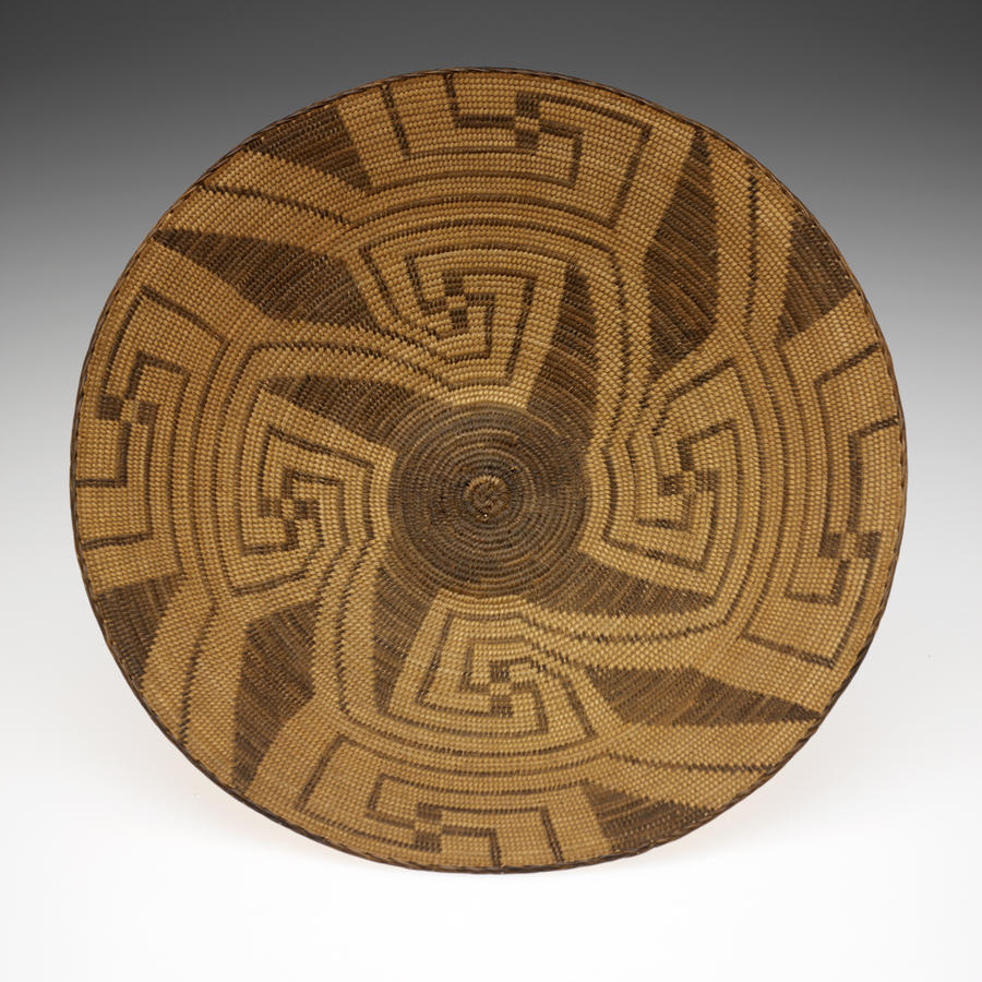 Native American basket from the museum's collection