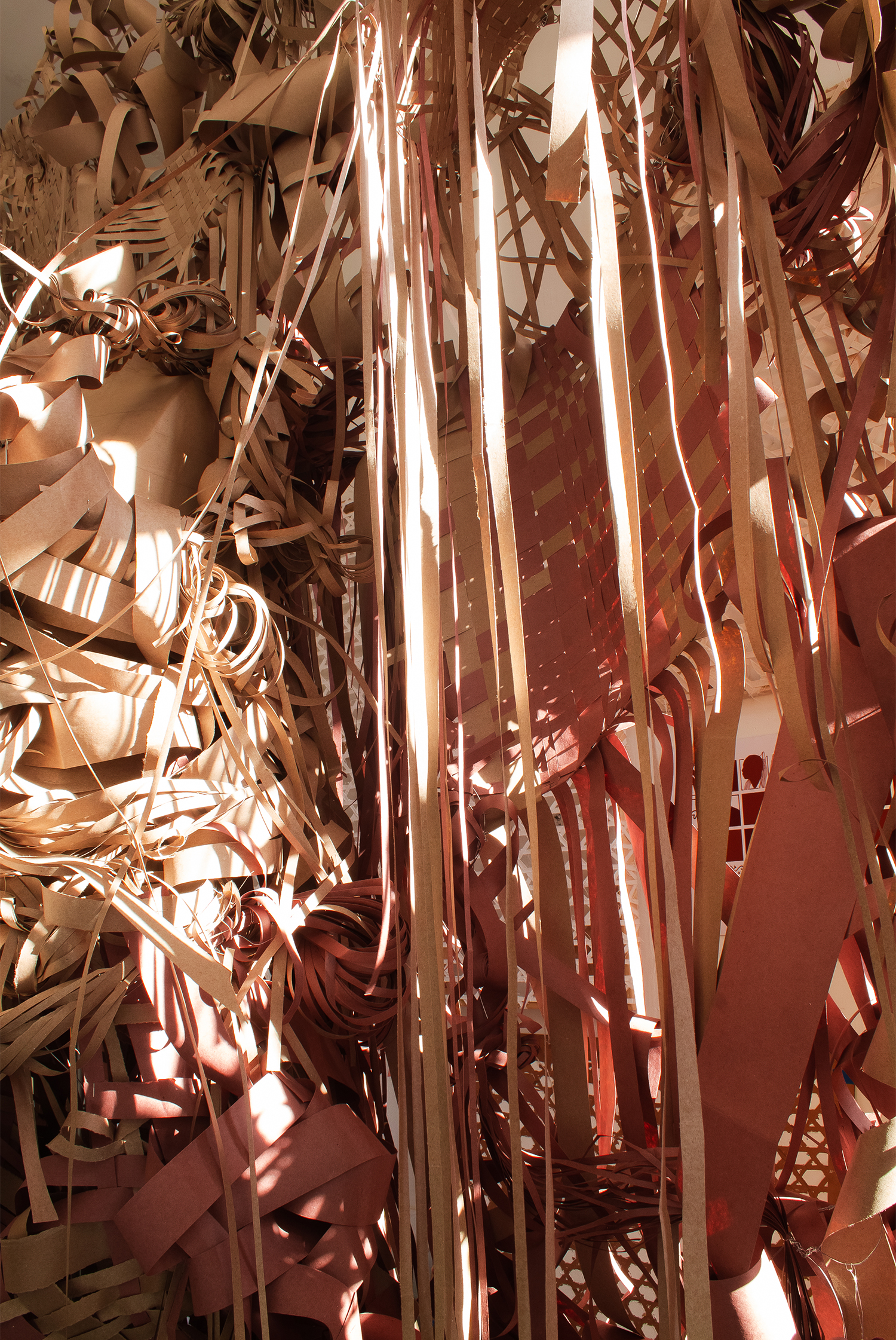 paper rattan collage