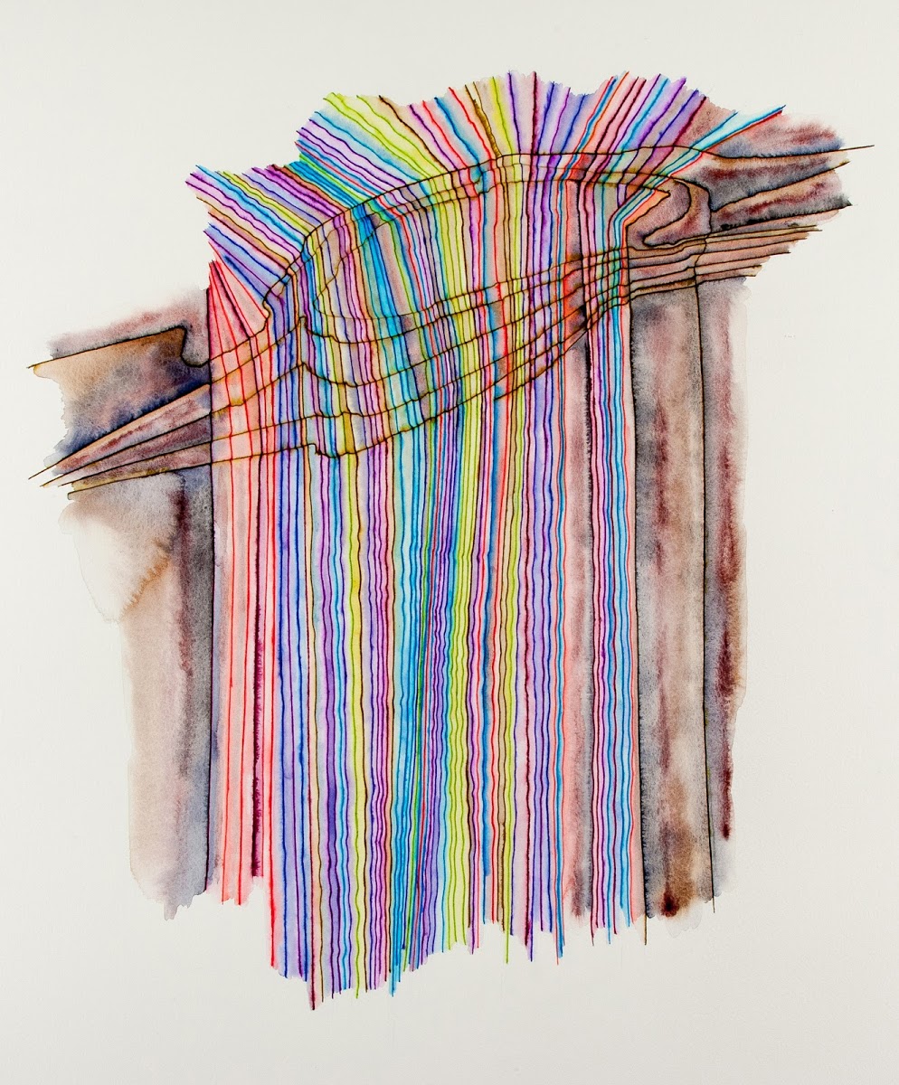 Ceramics Associate Professor Katy Schimert With Line Opening watercolor