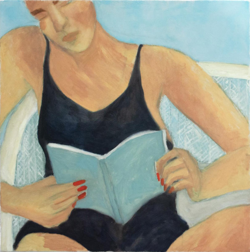 Entre Islas Desiertas, oil and cold wax on canvas, by Julieta Beltran Lazo 20 PT