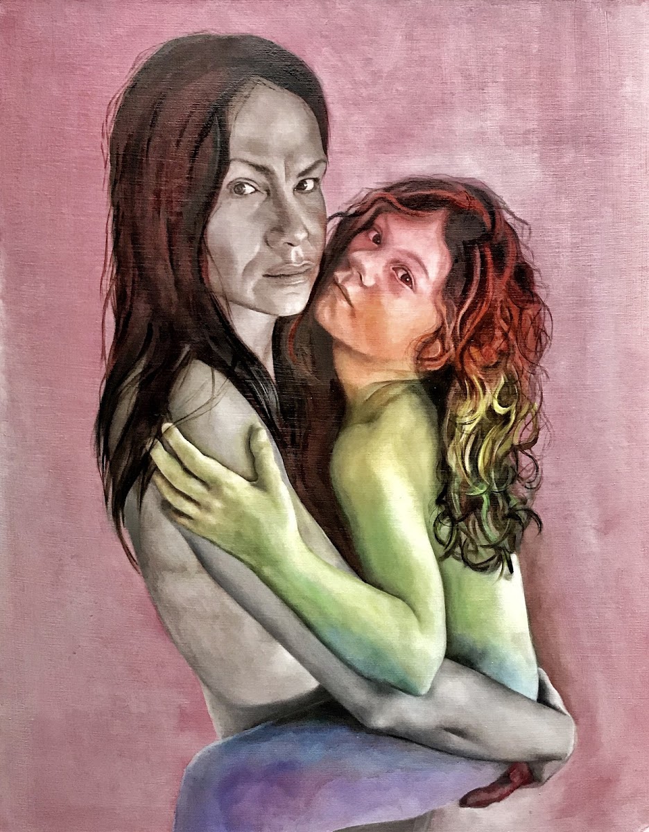 Rainbow child by Painting Studies Certificate Program student Dina Doyle