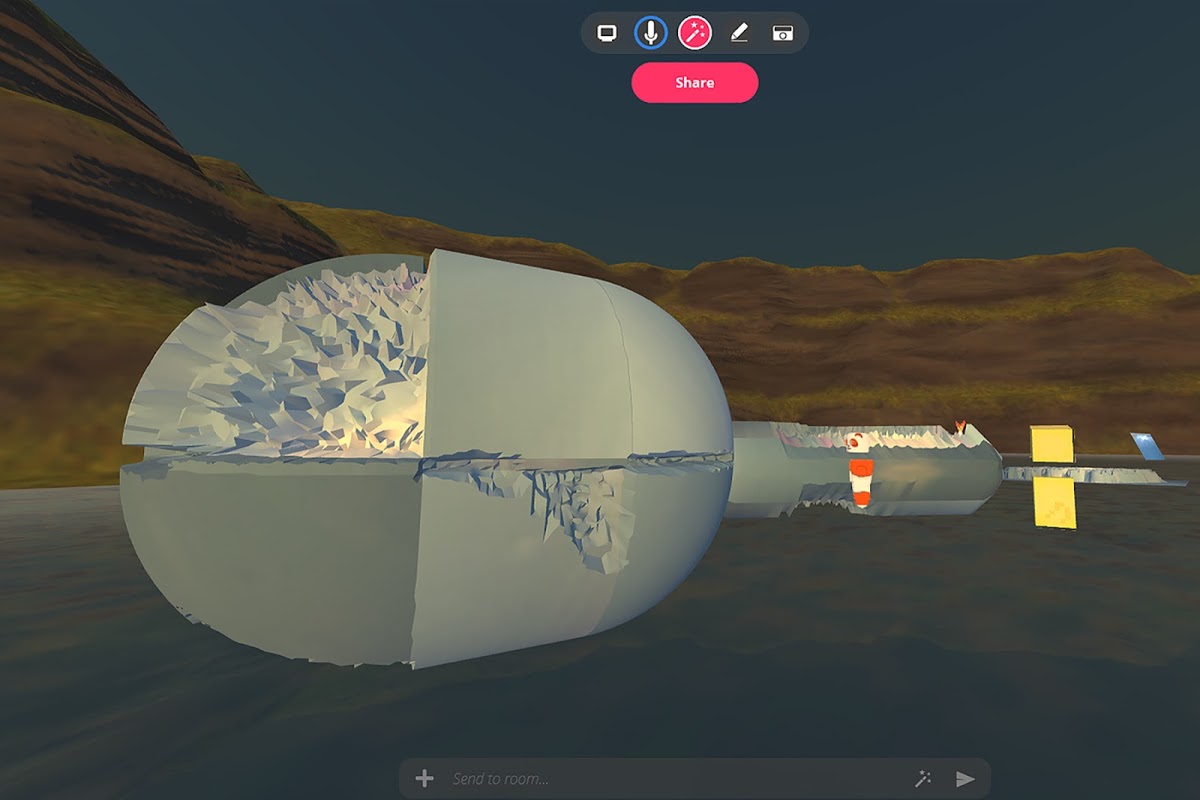 Virtual reality otherwordly landscape by Edrea Martin 22 TX