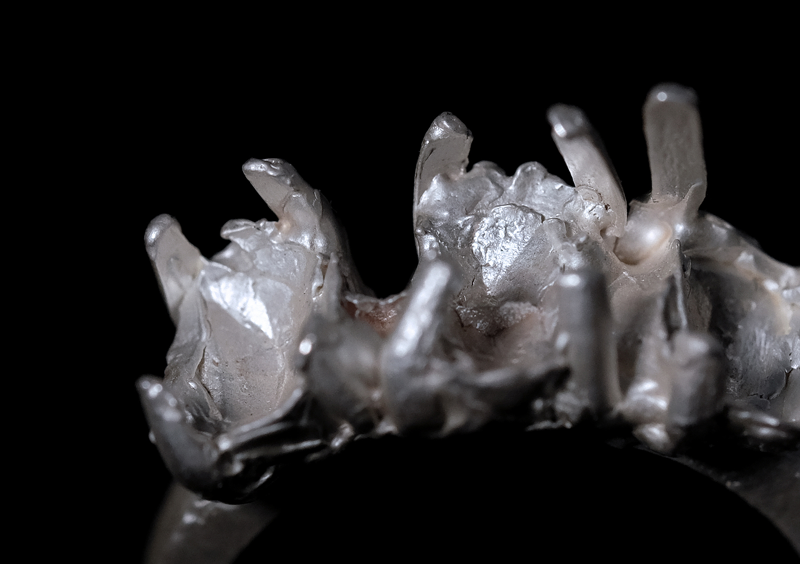 spiky chunk of sterling silver