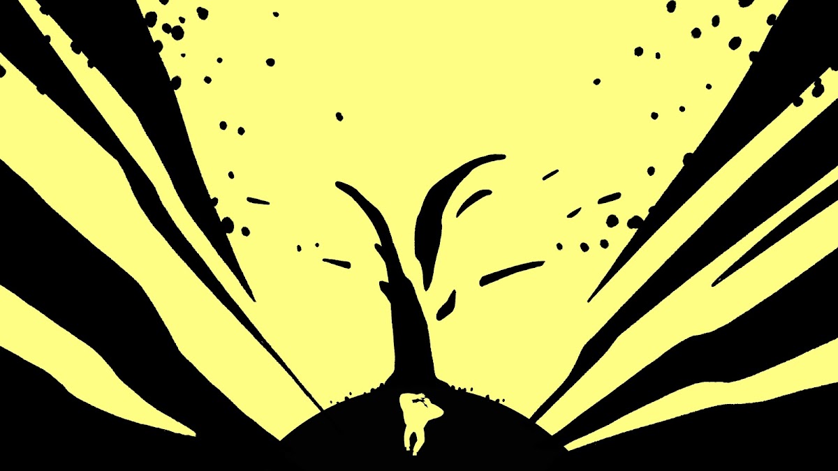 Still from an animated film in progress by senior Max Crawley 20 FAV