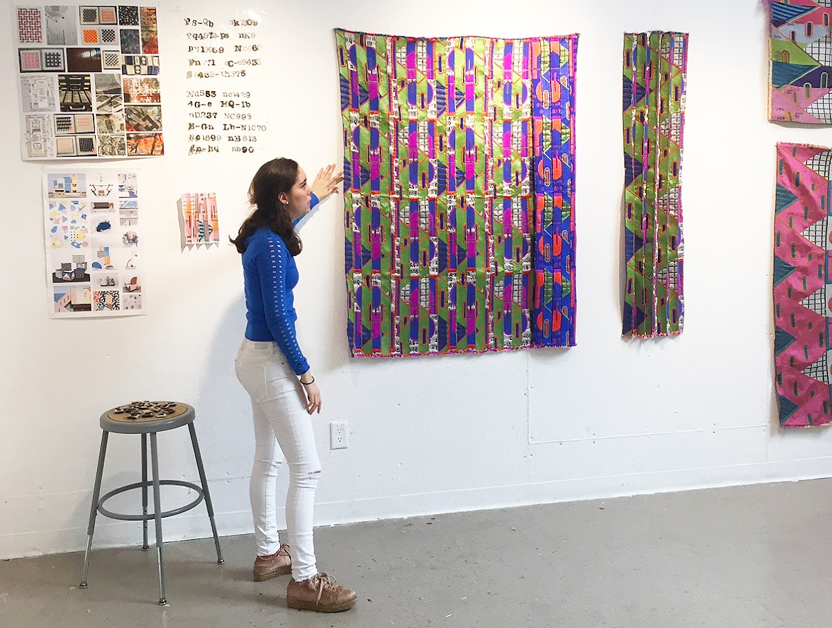 Blanca Castro-Dominguez 19 TX presents Organized Chaos at an end-of-semester crit