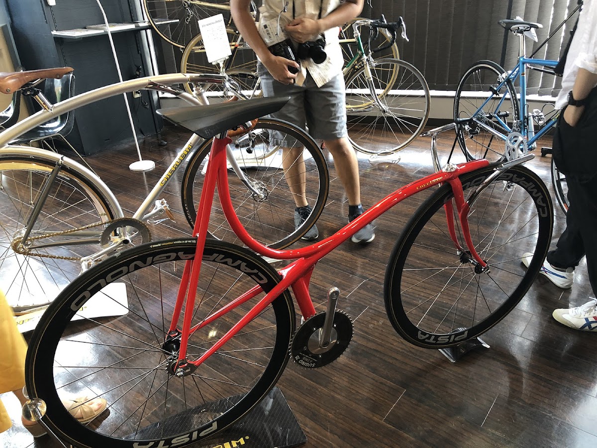 Bikes in the shop of master craftsman Shinichi Konno