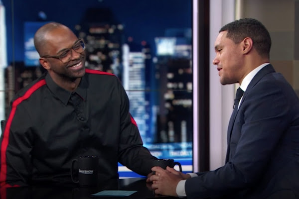 RaMell Ross MFA 14 PH talking about his film with Daily Show host Trevor Noah