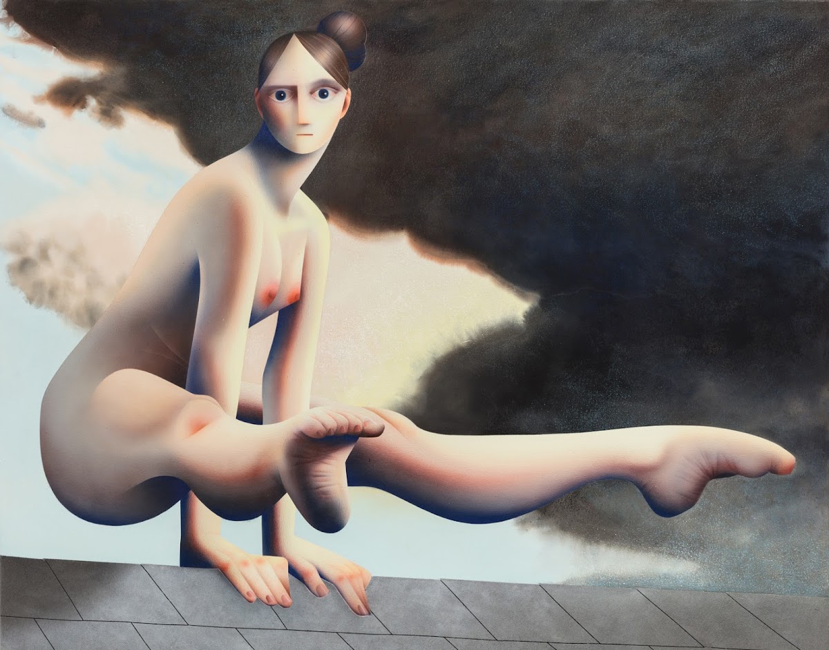 Weathervane (2018), large-scale painting by Robin F. Williams 06 IL