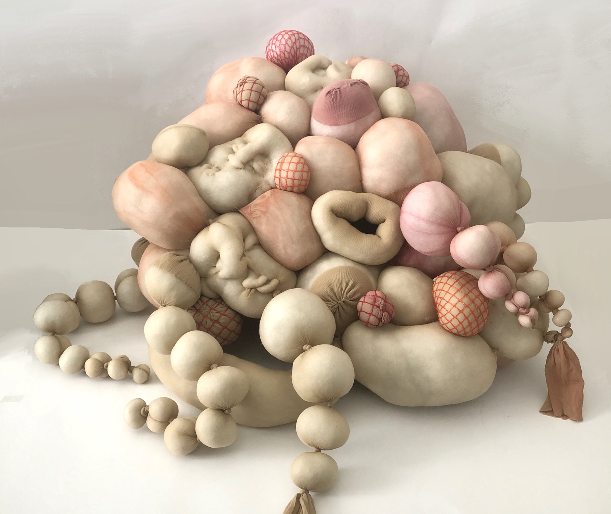 a soft sculptural piece by a CE student