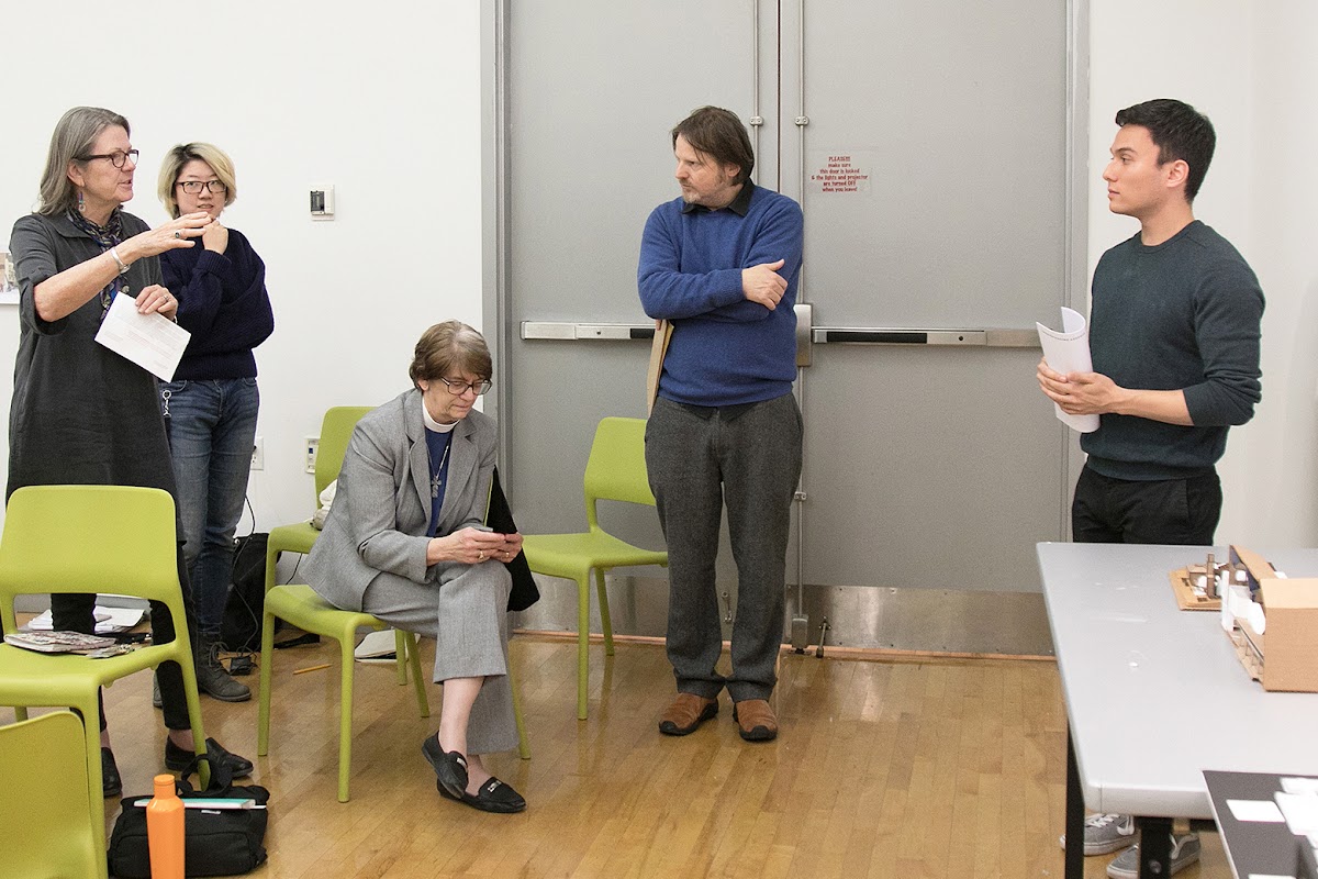 Church leaders and community members discuss interventions proposed by students