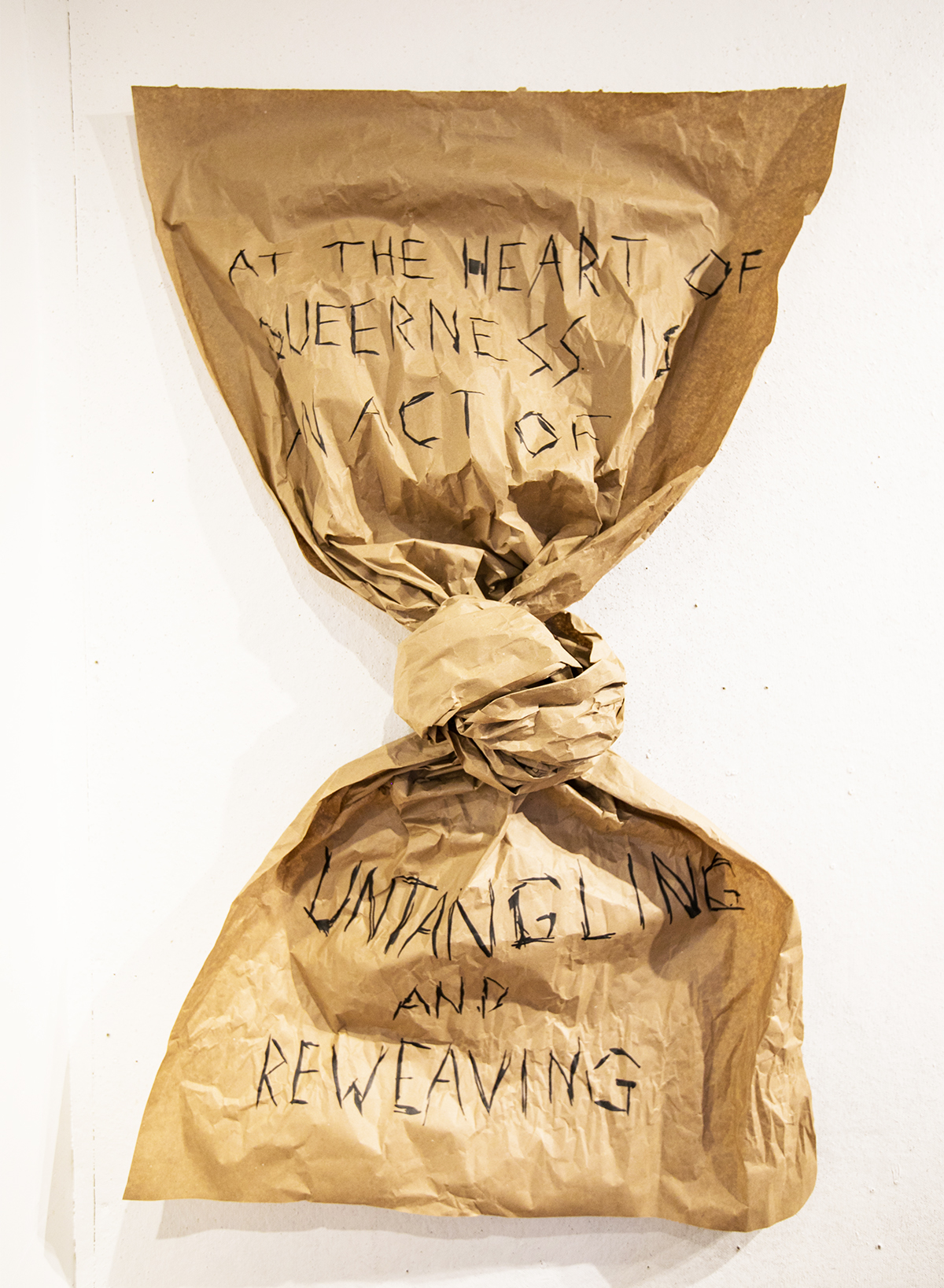 Poster by Kit Howland MFA 19 FD incorporates powerful words by writer James Baldwin