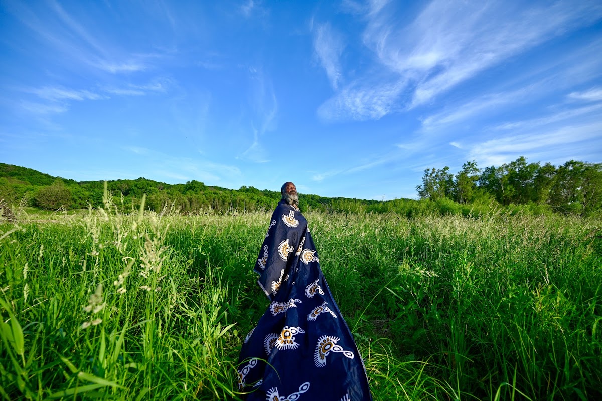 From a series of self-portraits by visiting artist Mitchell Squire exploring his evolving identity