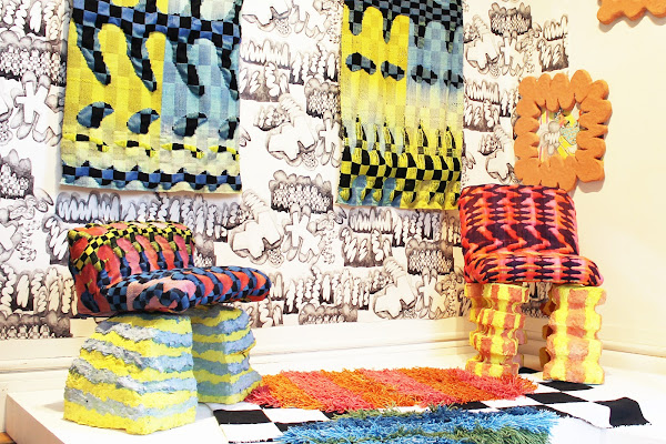 A portion of Elizabeth Schweizer 19 TX's degree project installation