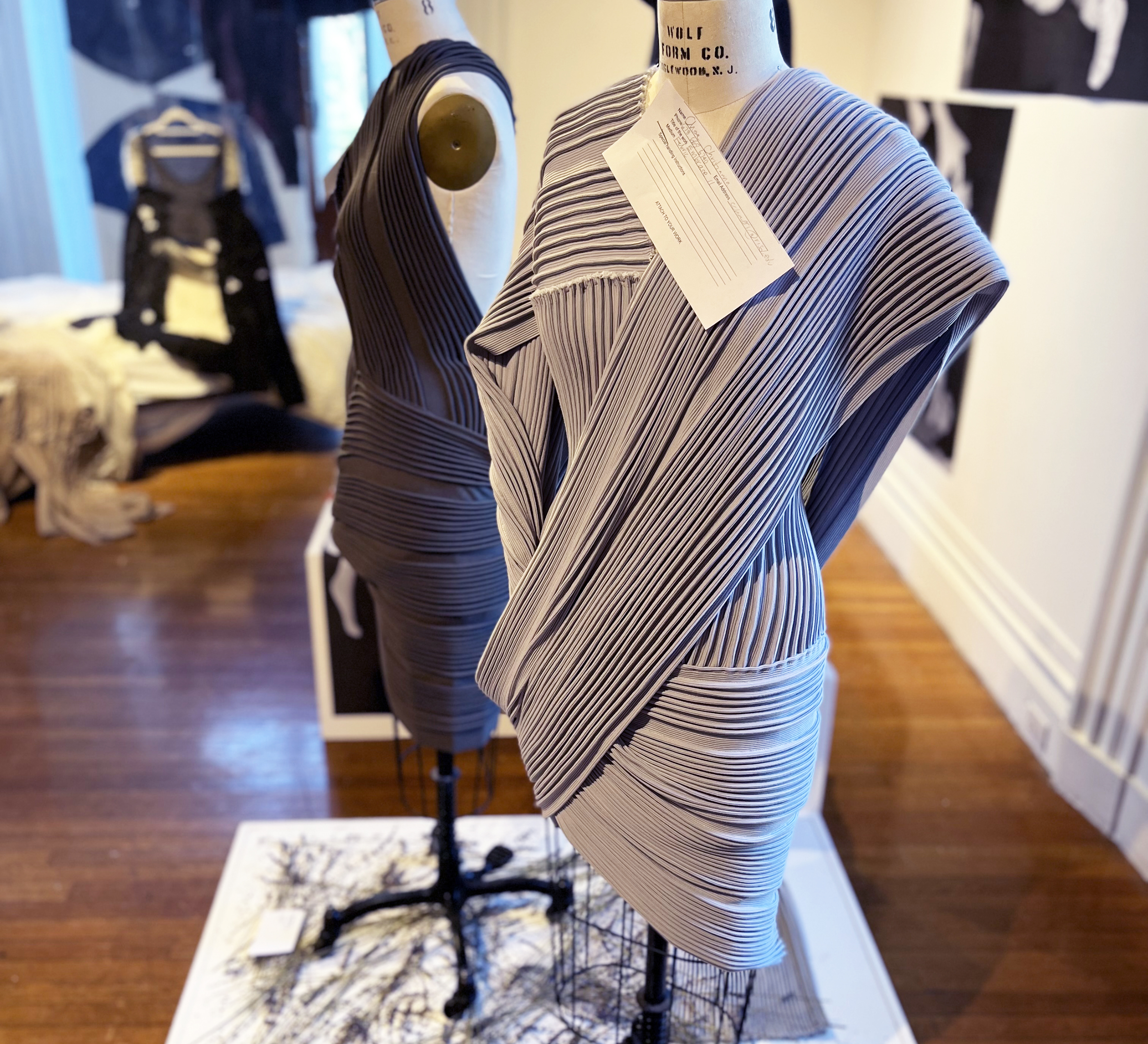 neutral shades on view in the gallery