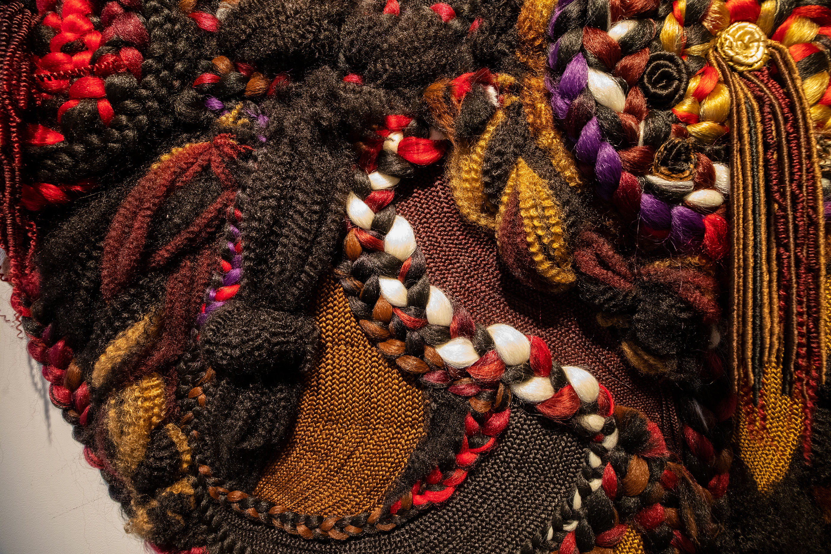 detail of Oculus woven piece