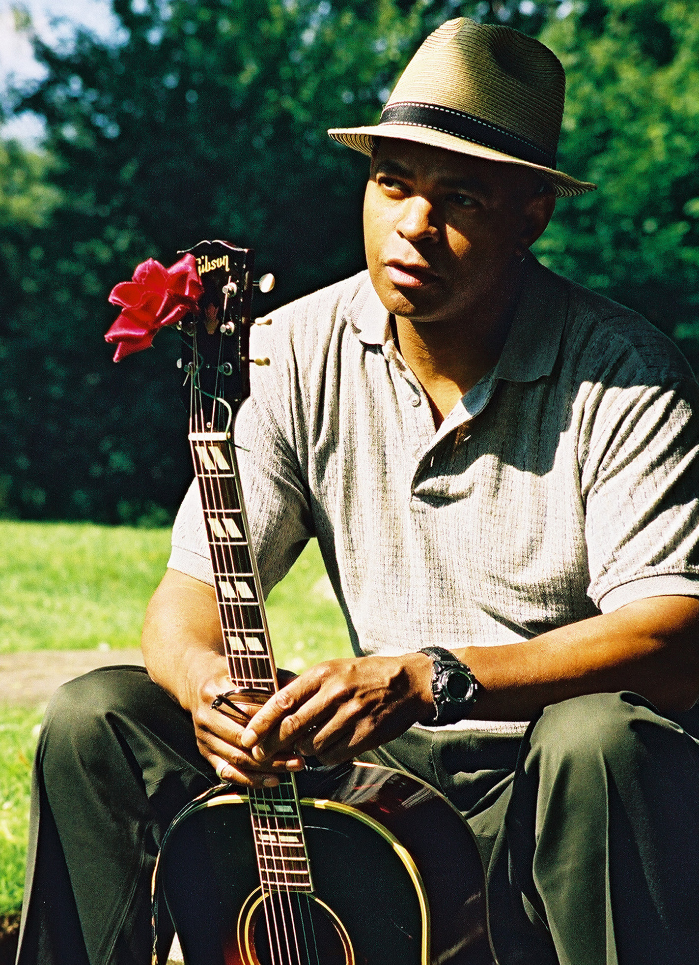portrait of blues artist Guy Davis