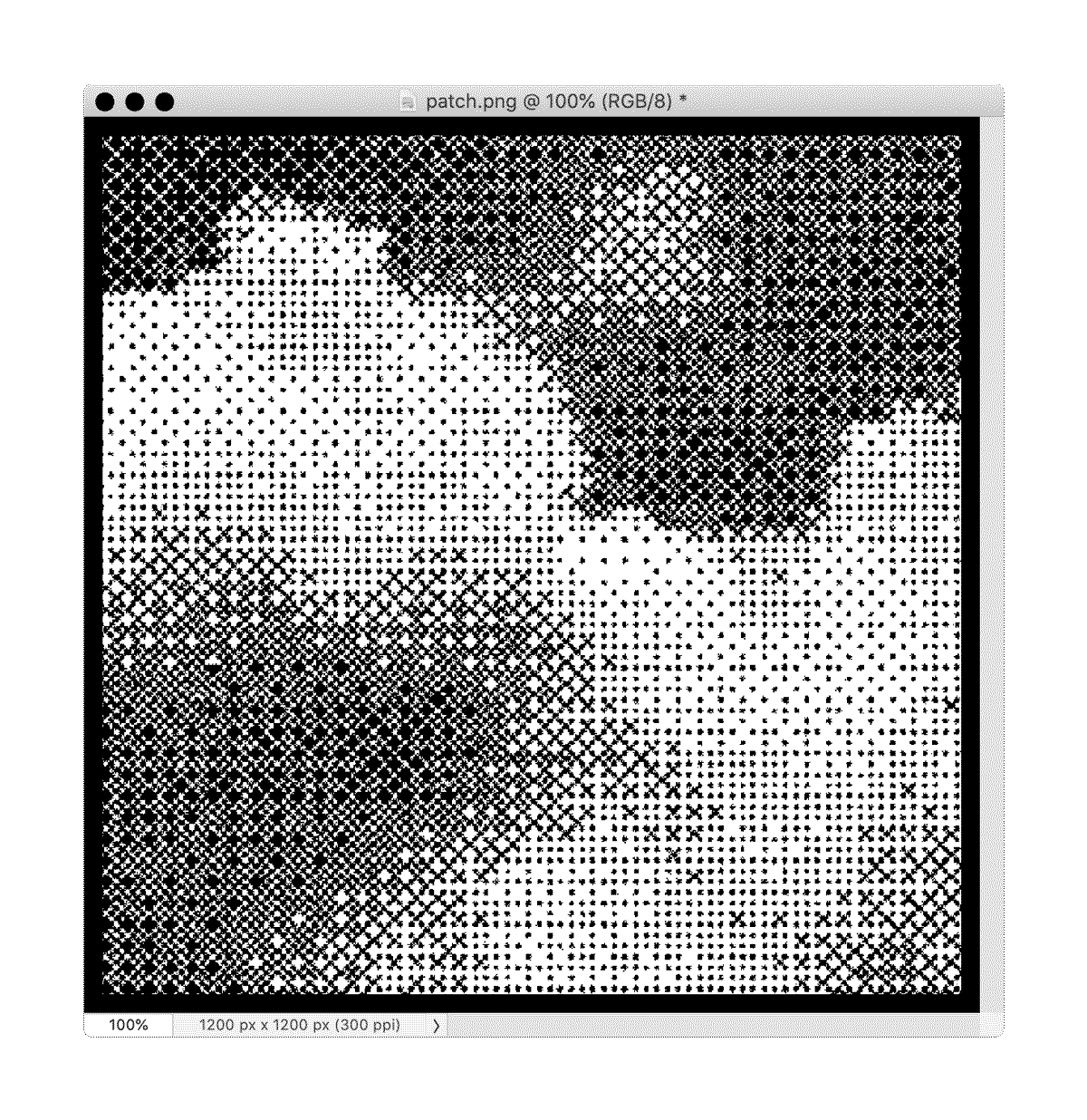 pixelated image of clouds
