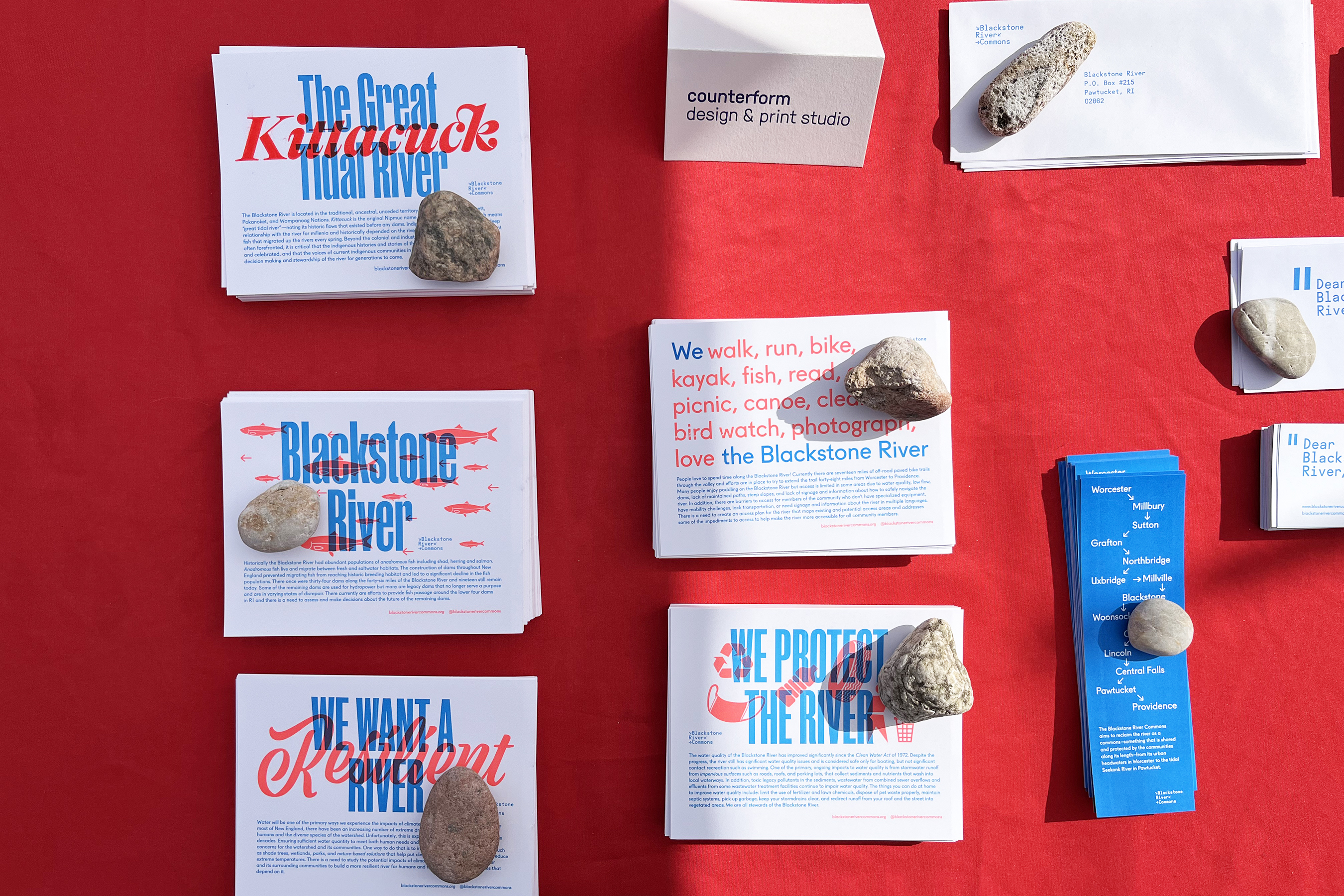 A series of postcards designed by Jose Menendez MFA 17