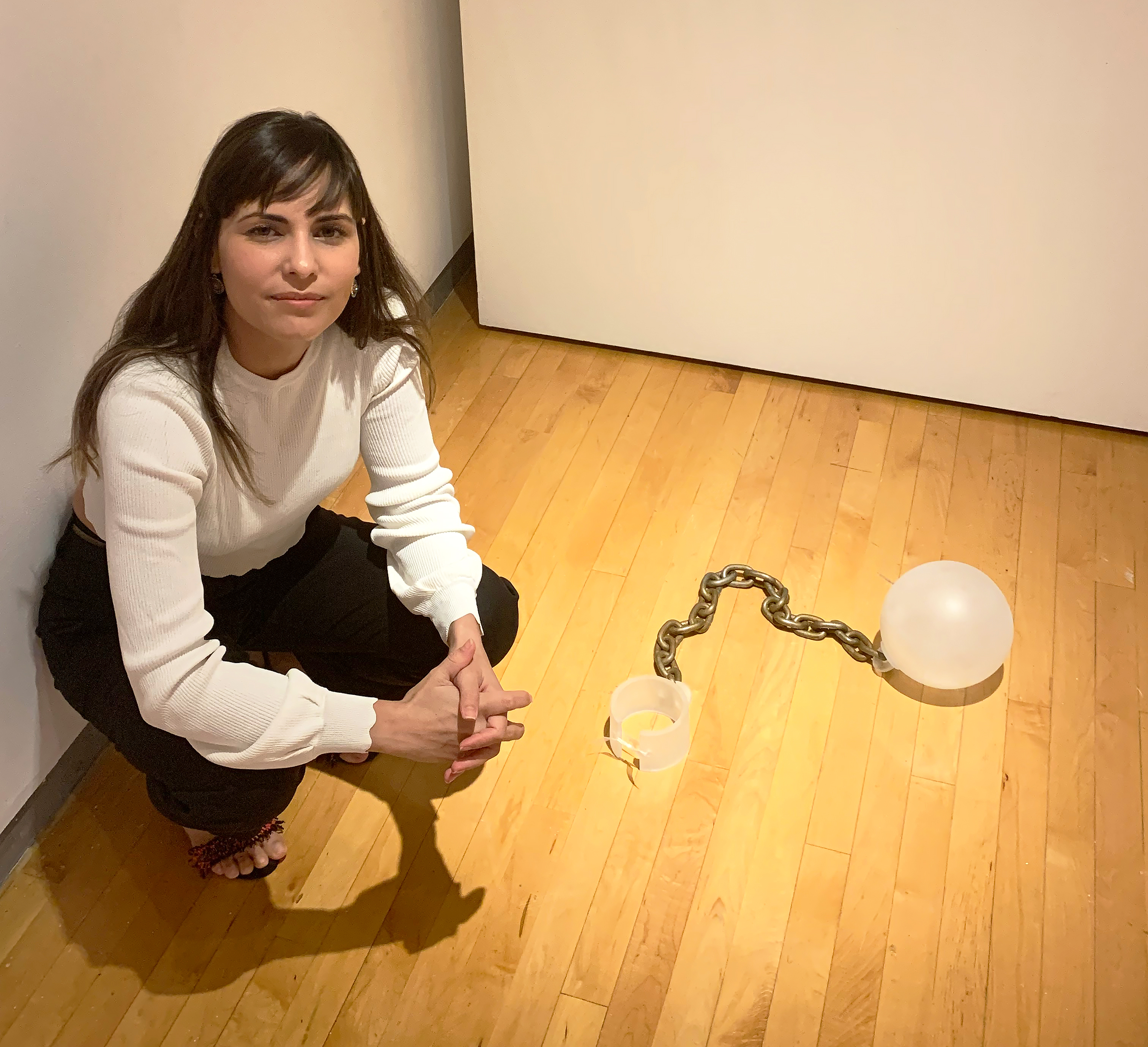 Garcia installs recent work at the Sol Koffler gallery