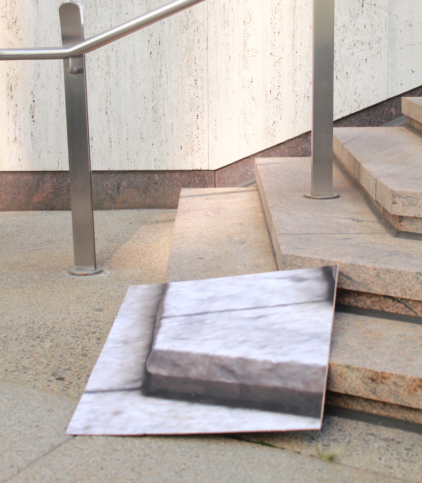 piece by Hannah Whitley incorporating steps