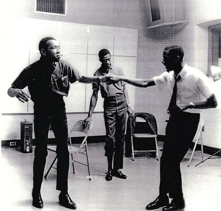 jazz greats dancing in the studio