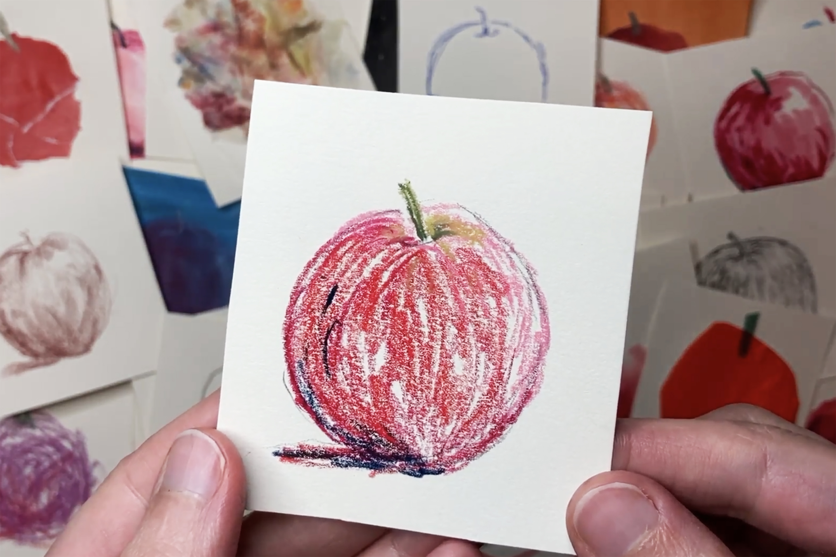 Courtney McCracken MFA 24 IL presented 100 Ways to Draw Your Own Consciousness, a five-minute film about internalized shame around art and identity