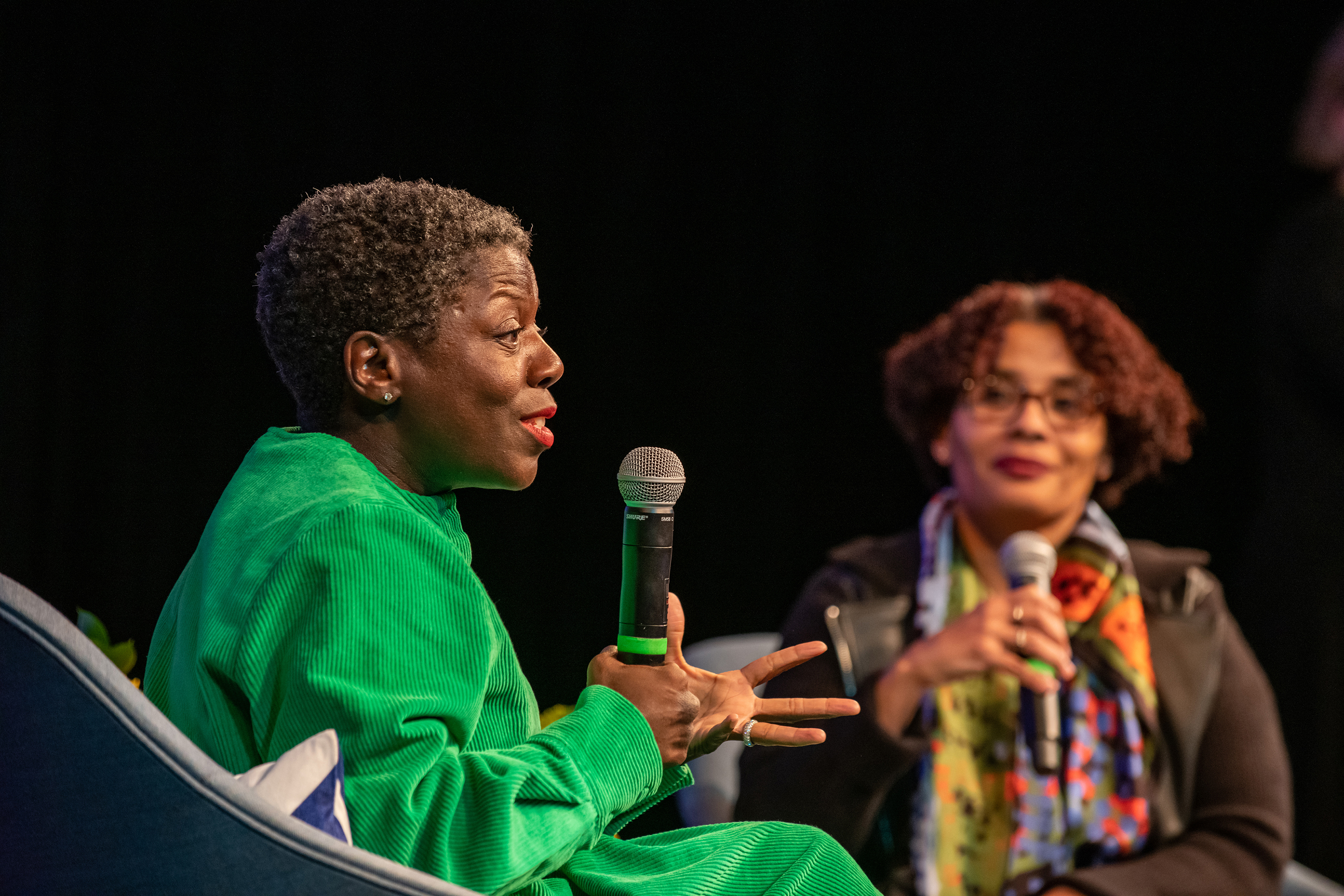 Thelma Golden in conversation with Nicole Rustin in the RISD Auditorium
