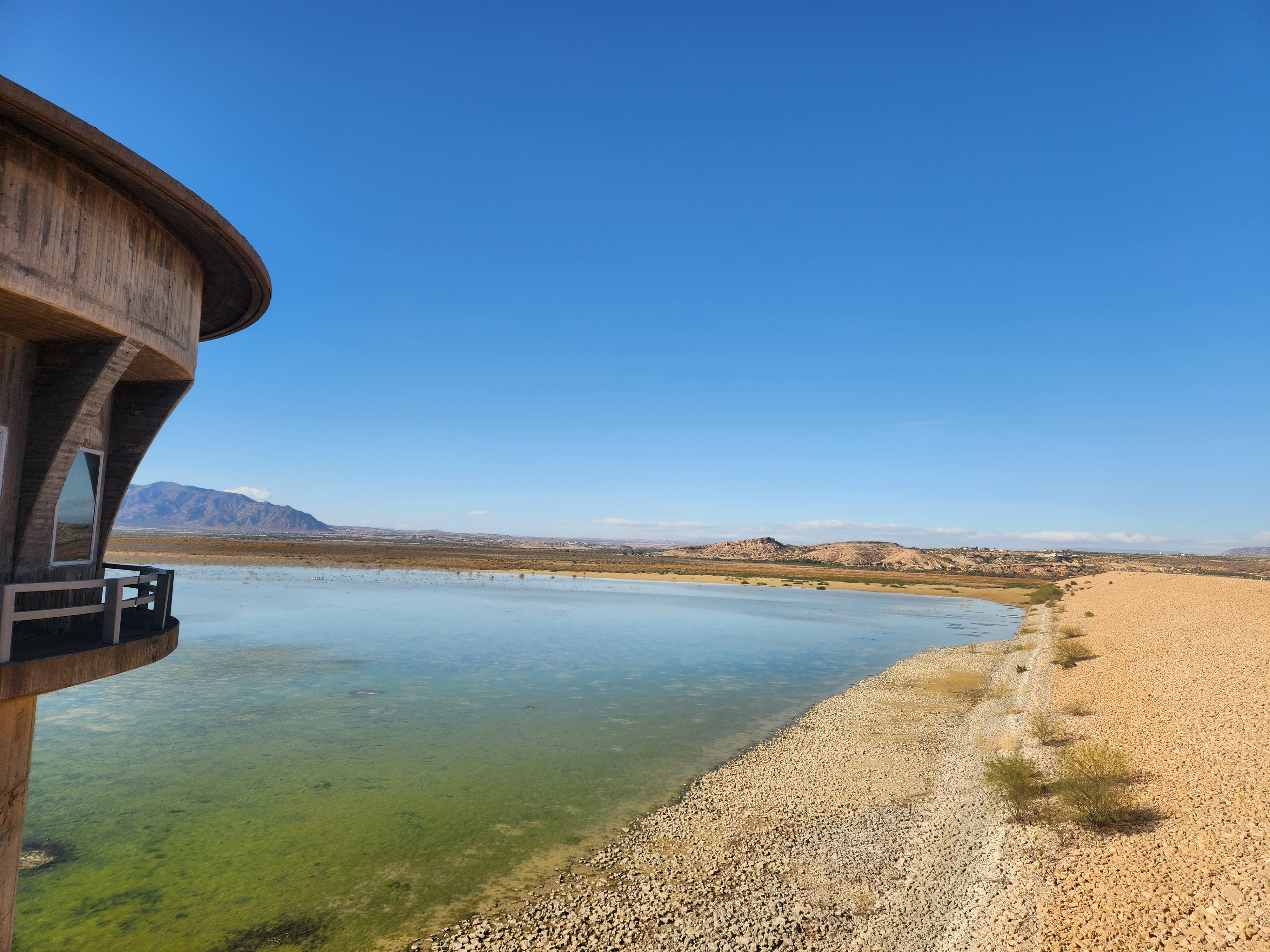 Houraeb Dam Reservoir in Kairouan, Tunisia
