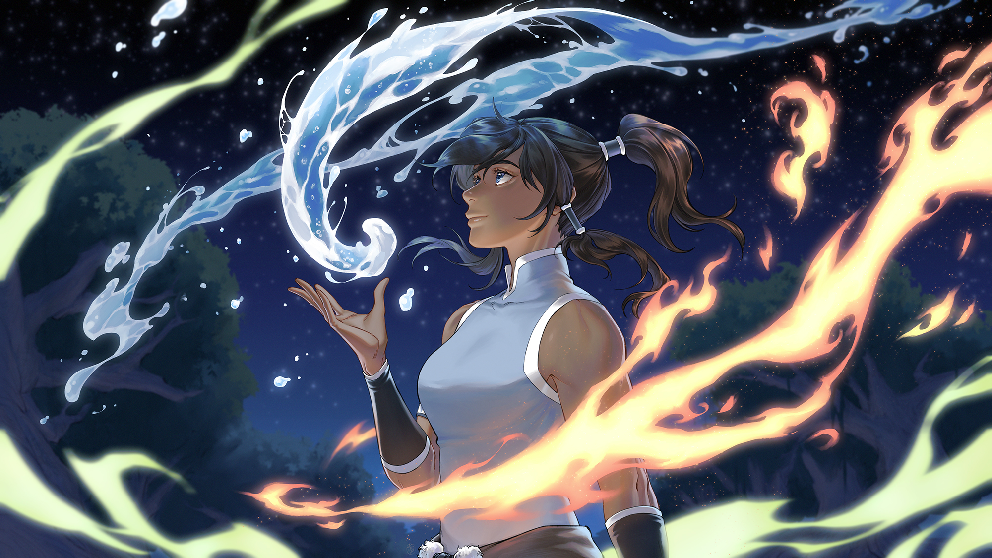 image of a female superhero catching lighting in her hands