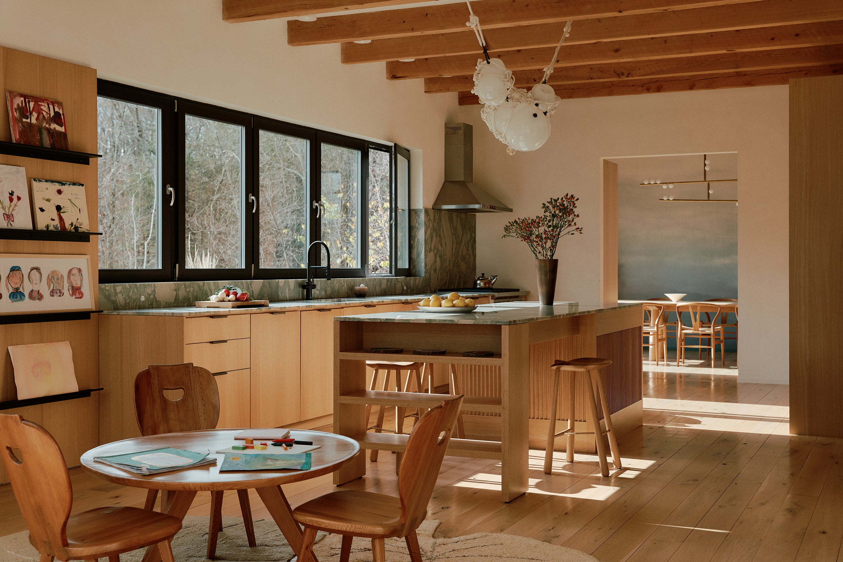 kitchen design inspired by Scandinavian modern