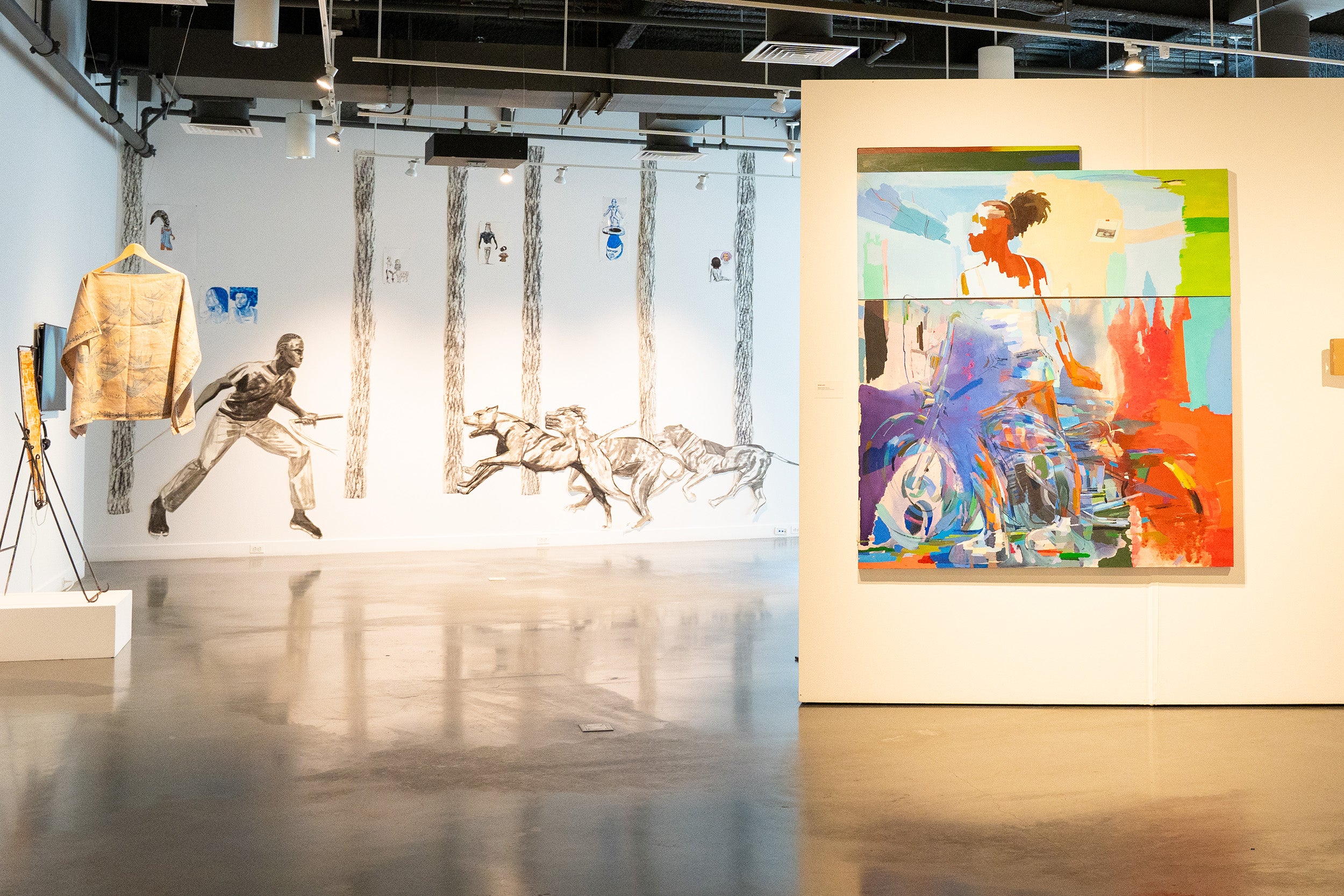 installation shot of gallery