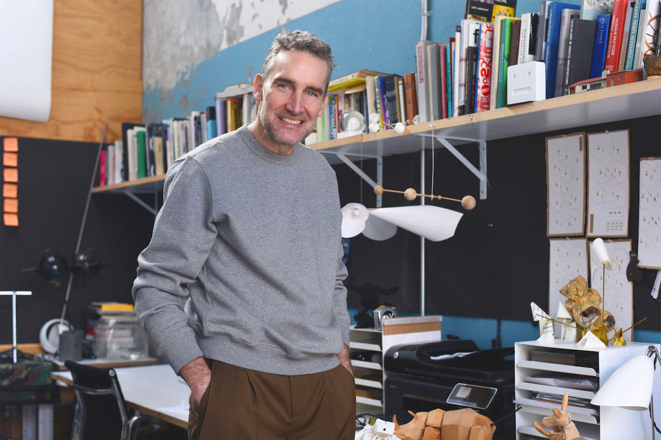 David Weeks in his home office